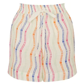 Accessorize London Women's Multi Stripe Shorts Large