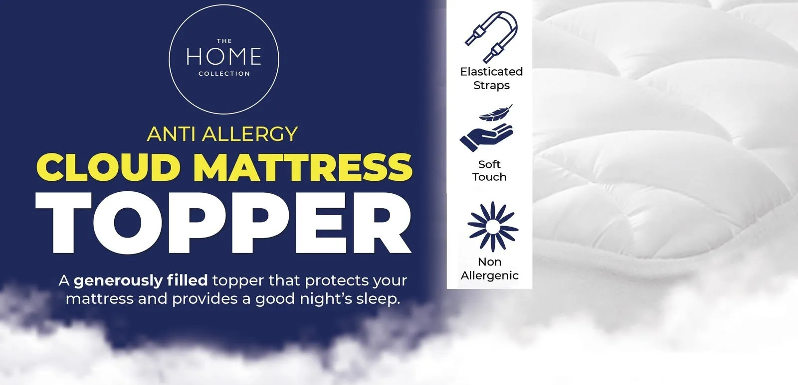 Anti Allergy Cloud Mattress Topper