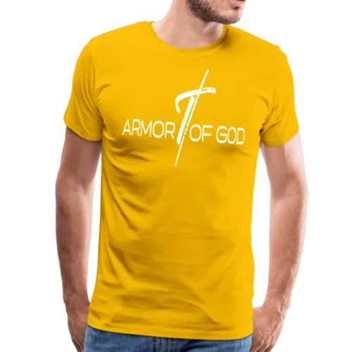 Armor of God Graphic Text Mens T-Shirt