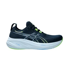 Asics men's running shoe Gel Nimbus 26 1011B794-400 blue-lime