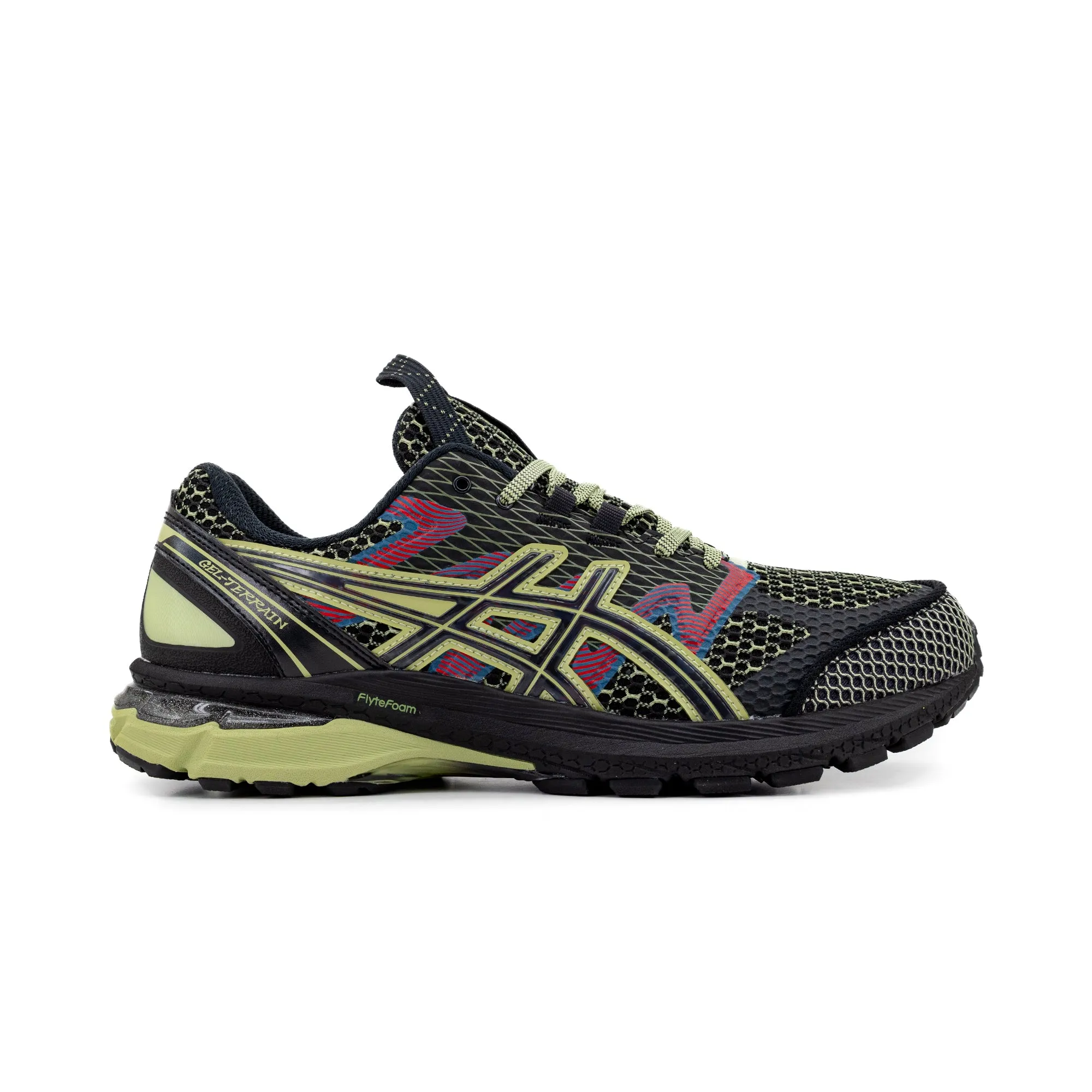 Asics US4-S Gel-Terrain Classic Black/Neon Lime 1203A394.001