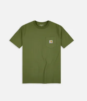 Carhartt Short sleeve T-shirt with pocket 1030434 1D0 kiwi