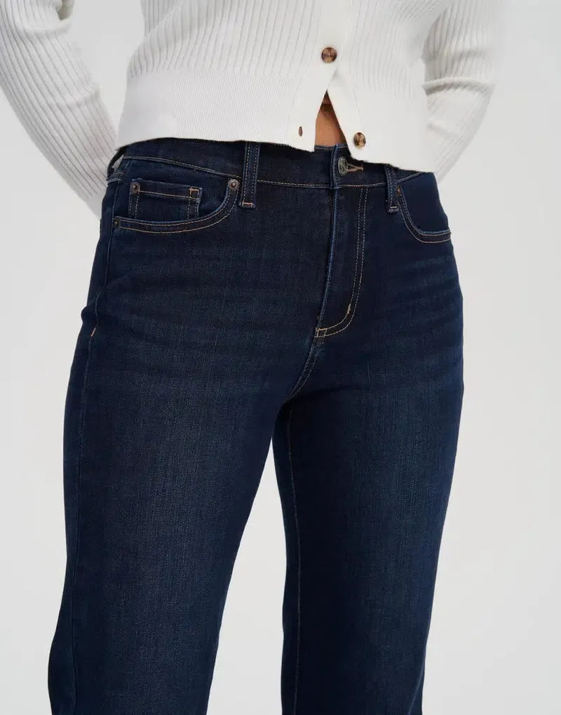 Chloe Straight by Yoga Jeans in Dk Indie