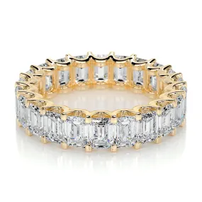 Gina Lab Grown Eternity Wedding Ring -18K Yellow Gold