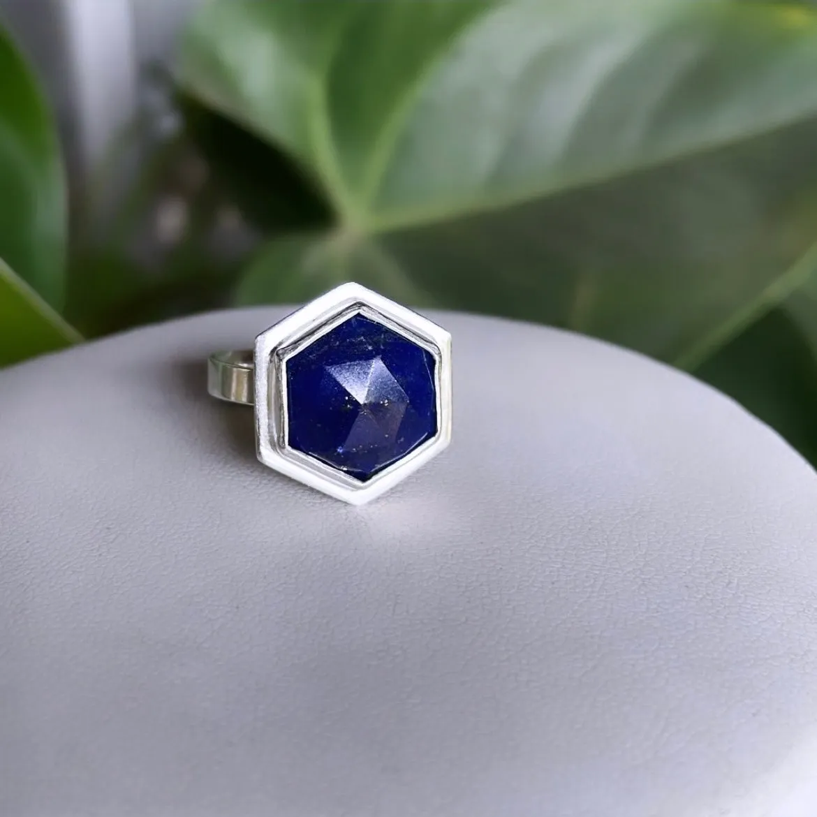 Hex Lapis Ring