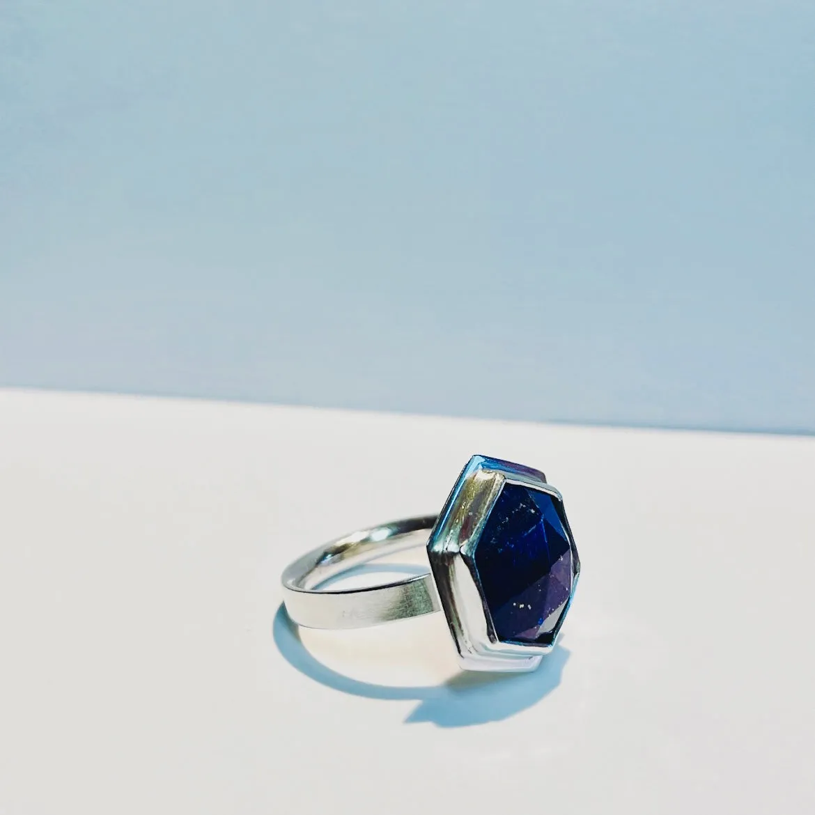 Hex Lapis Ring