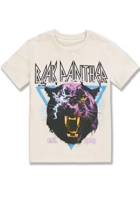 Kids Blak Panther T-Shirt (Cream)