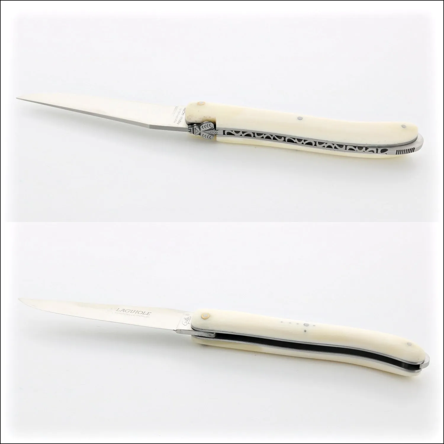 Laguiole 12 cm Nature Classic Full Handle Cattle Bone