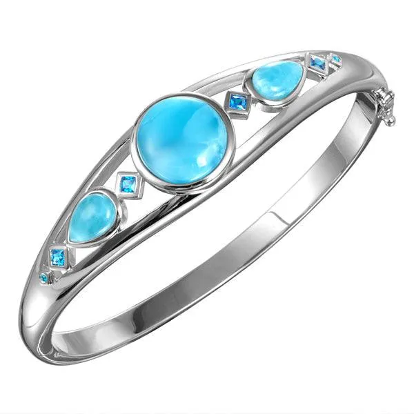 Larimar Oasis Bangle