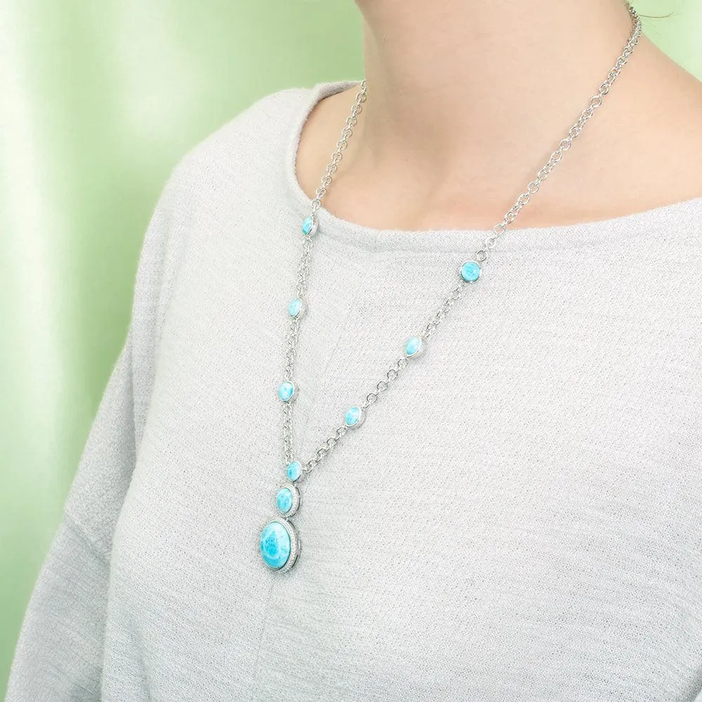 Larimar When Planets Align Necklace