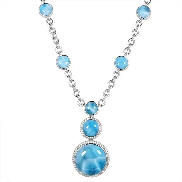 Larimar When Planets Align Necklace