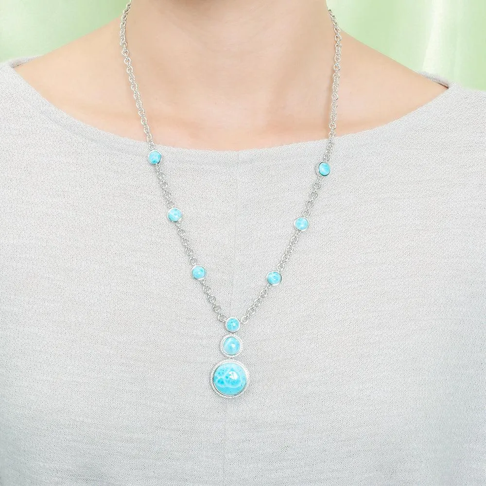 Larimar When Planets Align Necklace