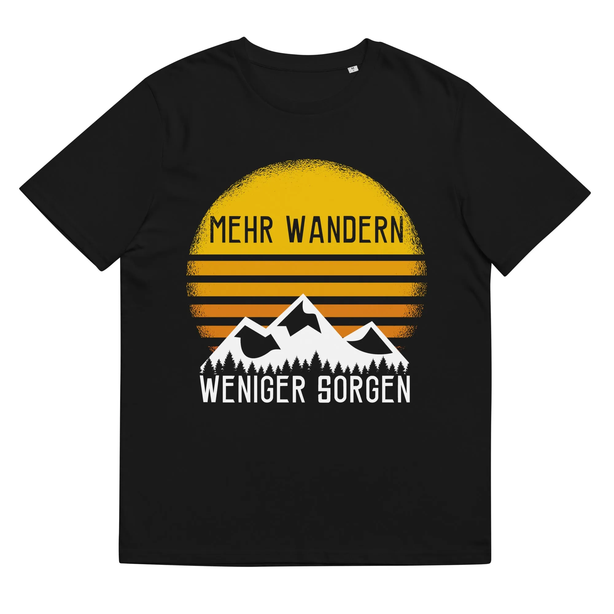 Mehr Wandern weniger Sorgen - Herren Premium Organic T-Shirt