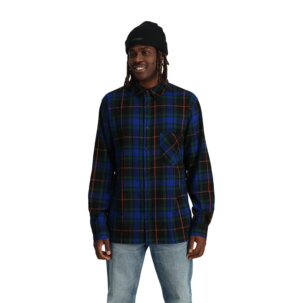 Mens Elevation Flannel - Electric Blue