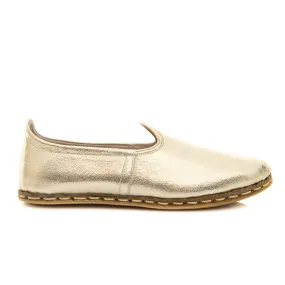 Men's Gold Slip On Shoes