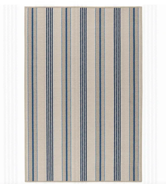 Nimes Ticking Machine Washable Rug