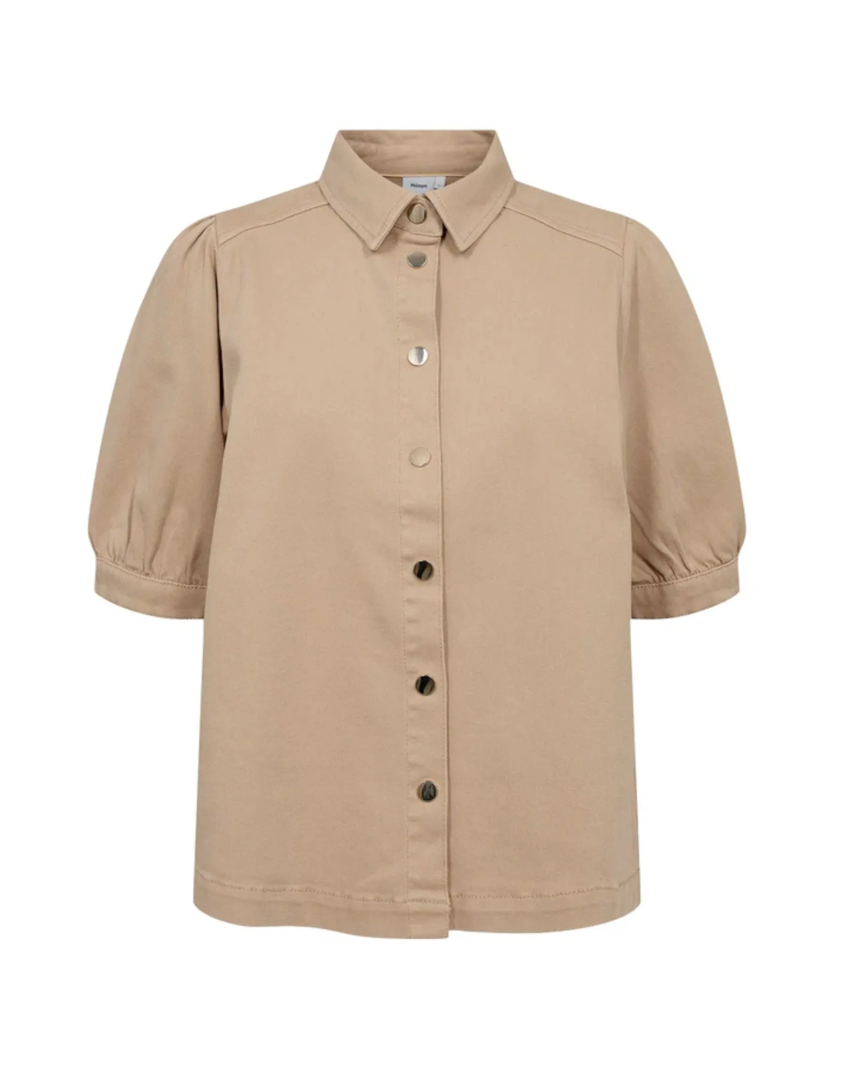 Numph Nucarlisle Short Sleeve Shirt Sesame