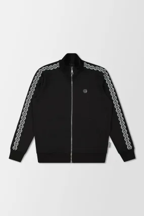 Philipp Plein Black Hexagon Jogging Jacket